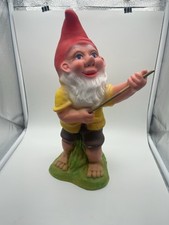 Hand-Painted 14  Garden Gnome Made In Germany...
