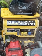 Sealey GG7500 Generator 6000W 110/230V 13hp 4-Stroke Petrol Backup Motorhome