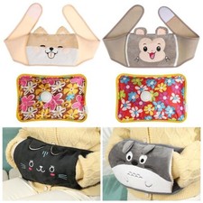 Rechargeable Electric Hot Water Bottle Bed Hand Warmer Massaging Heat Pad Cozy