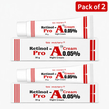 Bio Mystery Retinol Pro Night Cream 0.05% Vitamin A Moisturizer 30g Pack 2