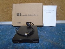 USB Portable Diskette Drive Black 19308801-19