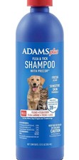 ADAMS Plus Flea Tick Shampoo with Precor for Dogs, Cats, Puppies Kittens, Fl