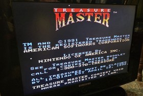 1991 Treasure Master Nintendo NES Tested w/  Manual & Paperwork
