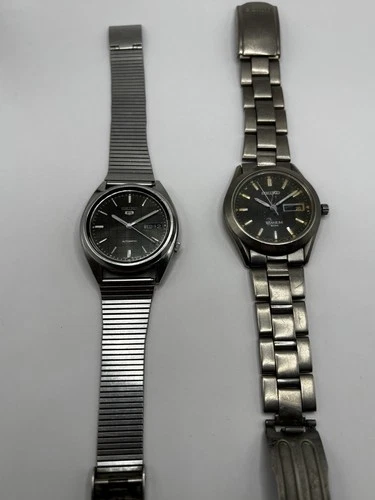 Lot Seiko Titanium 50M 7N43-0AB0 A4 Seiko 7009-3040F Automatic (Not Working)