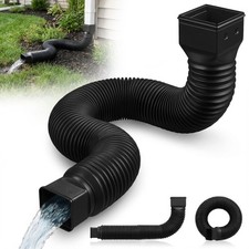 Gutter Flexible Downpipe Extensions Retractable Guttering Downspout Rainwater