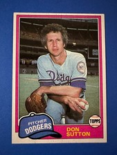 1981 Topps #605 DON SUTTON Los Angeles Dodgers * NM-MT or BETTER B2026607
