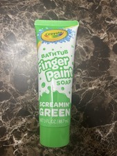 3 Oz Crayola Bathtub Finger Paint Kids Soap Screamin' Green