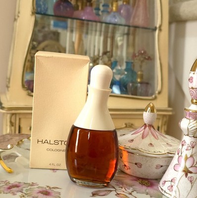 Vintage 1980s Halston Classic Cologne 4 Oz Splash Bottle -- Batch 3F1 (1983)