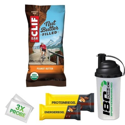 (41,53EUR/kg) CLIF Bar - Nut Butter Filled Bar 12 x 50g Riegel + Bonus