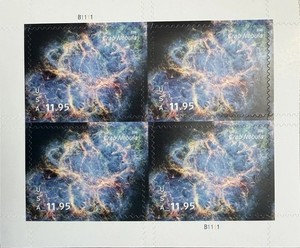 USA 2026 Stamps MNH Crab Nebula  Pane of 4 Cat. #6056