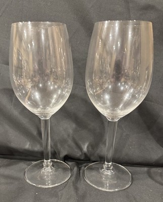2 RIEDEL Cabernet Merlot 9.5  Wine Glasses Wide Non Tapered Stem Art Deco Style