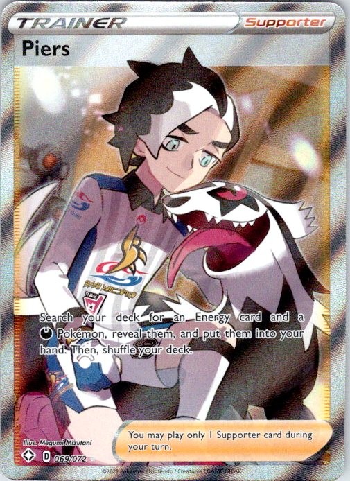 Piers (Full Art) Holo Ultra Rare Shining Fates 069/072 NM