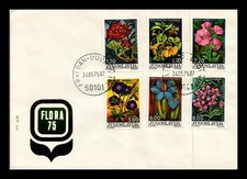 Dr Jim Stamps Yugoslavia Flora 75 6v Set Flowers First Day Cover