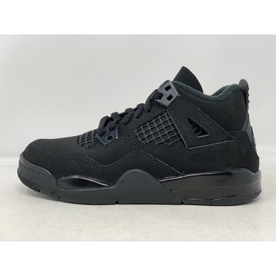 Air Jordan 4 'Black Cat' Black Sneakers, Size 10c BNIB IB4387-010