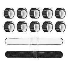 12 Pcs Corsage Wristlet Band, Elastic Wrist Corsage Bracelets Bands, Black