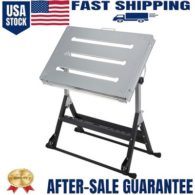 46x18'' Welding Table, 1000lbs Portable Welding Workbench with Folding Legs