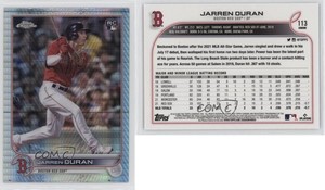 2022 Topps Chrome Sonic Prism Refractor Jarren Duran #113 Rookie RC