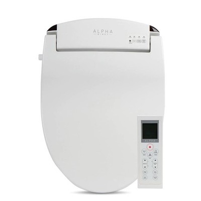 ALPHA BIDET JX2 Elongated Bidet Toilet Seat White Endless Warm Water *NEW* Bowl
