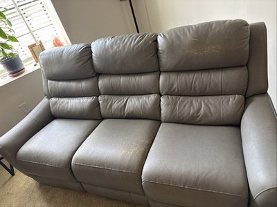 Leather Recliner Sofa 3 Seats