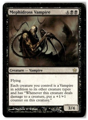 MTG Mephidross Vampire - Fifth Dawn Heavily Played English