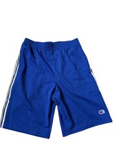 Champion Boy  s Blue Athletic Shorts with Stripes