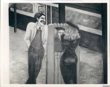 1982 Artemisia Gallery Susan Bloch Art Exhibit Painting Photo 8X10