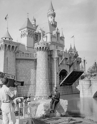 Walt Disney, the cartoonist-producer and lately creator of Dis - 1955 Old Photo