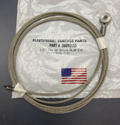 #ad #ad New Genuine Fleetpride Vantage 35DY0110 Roll Up Door Cable $34.59