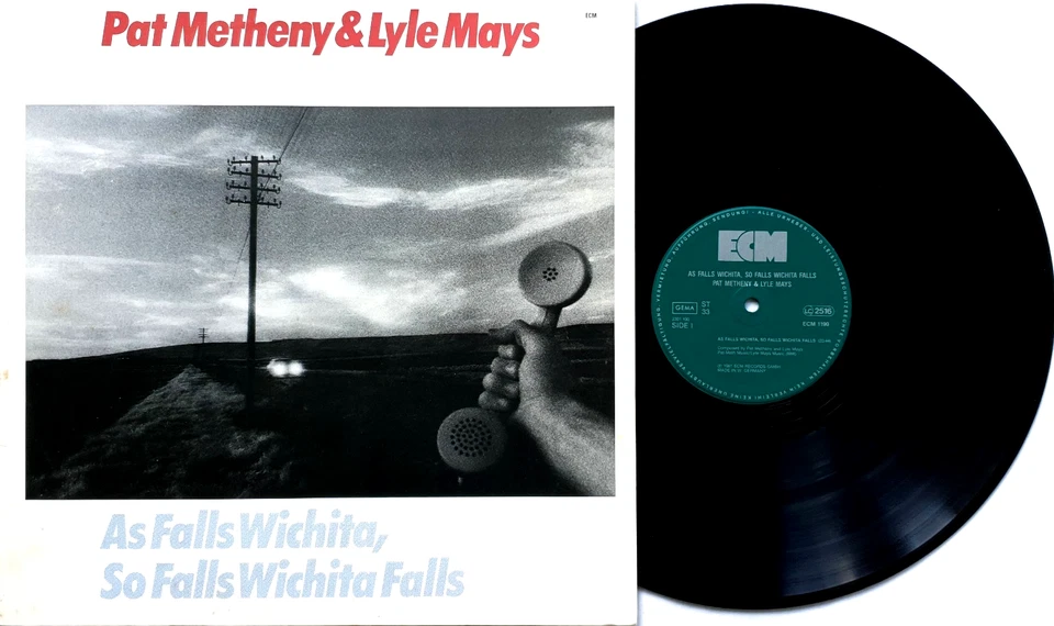 Pat Metheny & Lyle Mays–As Falls Wichita, So Falls Wichita Falls LP 1981 Germany - Image 2 of 3