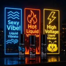 Orgy For Her Liquid Drops🍯 KISSABLE Warming Sensation Clit Tingle Gel Lubricant