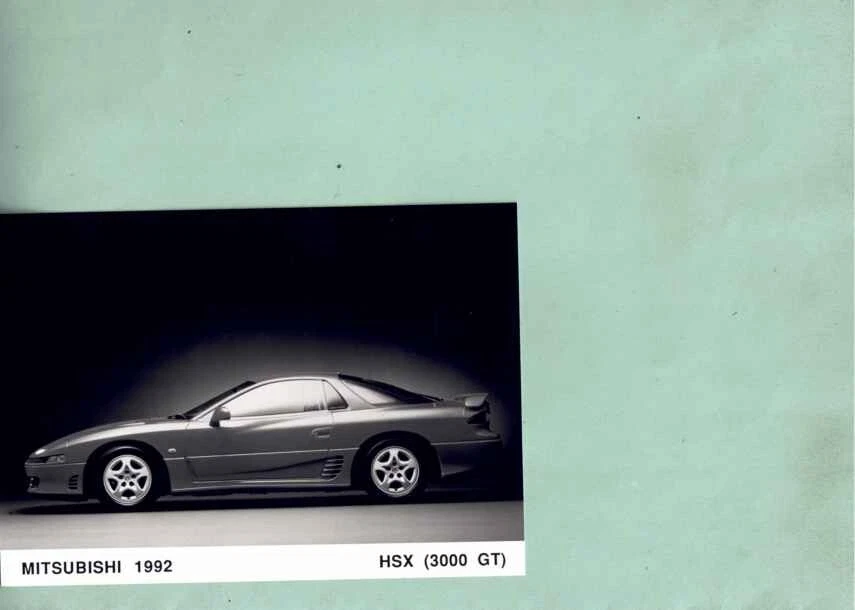 photo de presse / press photo original Mitsubishi 3000 HSX 1992 - Photo 1/1