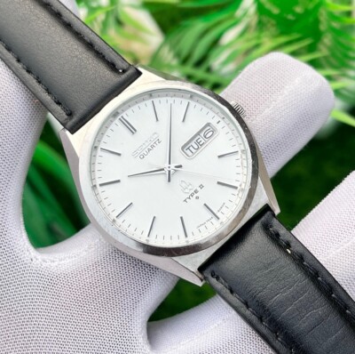 Vintage Seiko Type II JDM Dress Formal Japan Made Men's Quartz