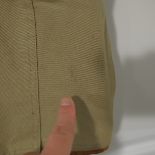 Orvis Jacket Blazer Tan Zambezi Leather Trim Hunting Fishing Men's XL - Picture 10 of 19