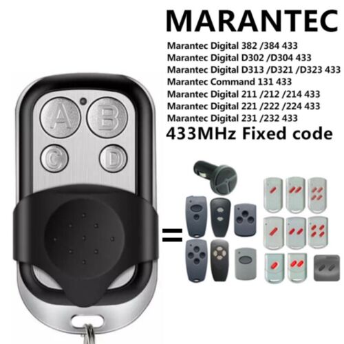 Marantec Digital D302, D304 433 Universel Télécommande Duplicateur 433,92 MHz - Photo 1 sur 12
