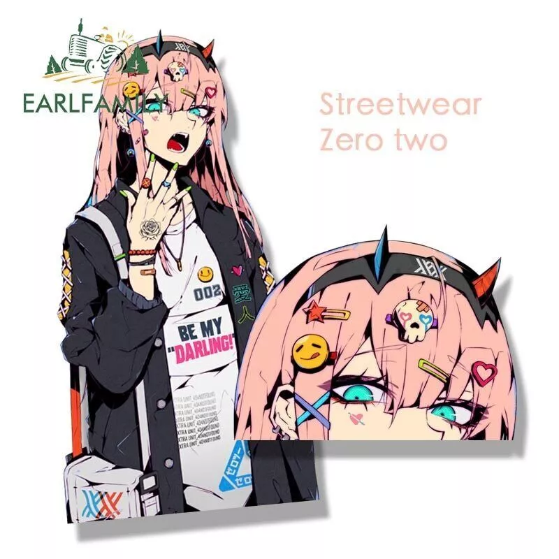 anime art , anime girl , streetwear , skateboard | Sticker