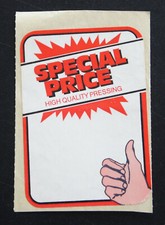Sticker Special Price 80s Sticker Car Collant Vintage Original New