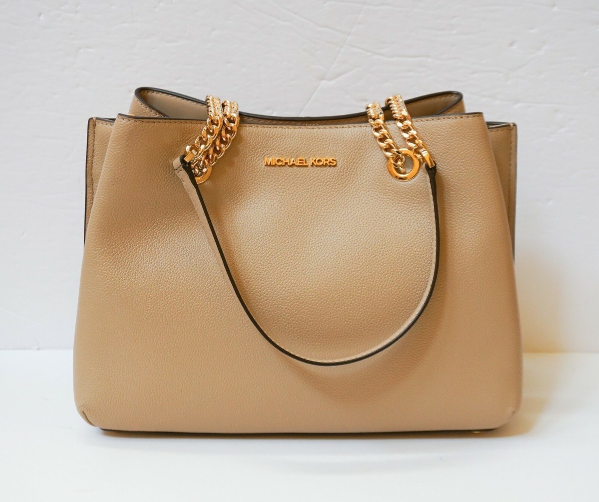 Michael Kors 35S0GXZS7L Teagen Shoulder Bag Large Bisque for