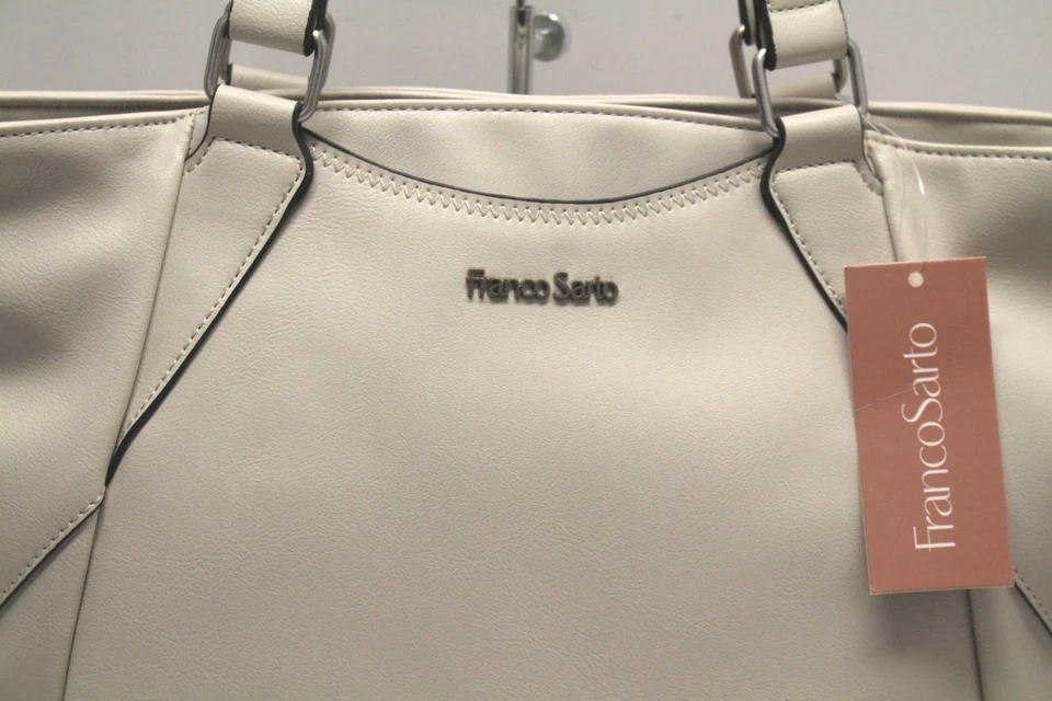 Bolsa de ombro Franco Sarto satchel bolsa de mão cor é névoa nova com etiquetas $89 - Imagem 4 de 4