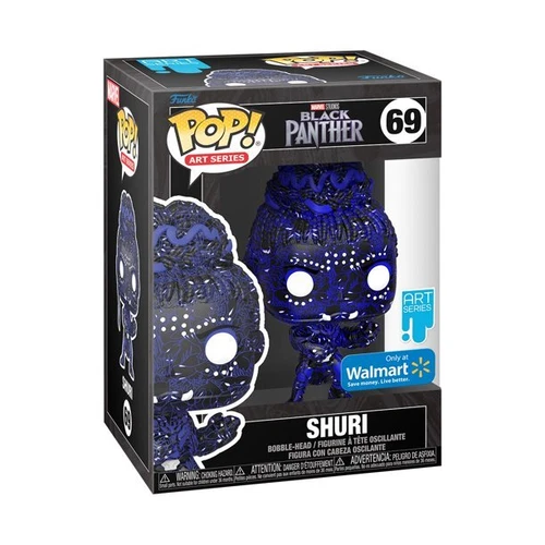 SHURI black panther Funko Pop! #69 Wal-Mart exclusive NEW art series CASE marvel