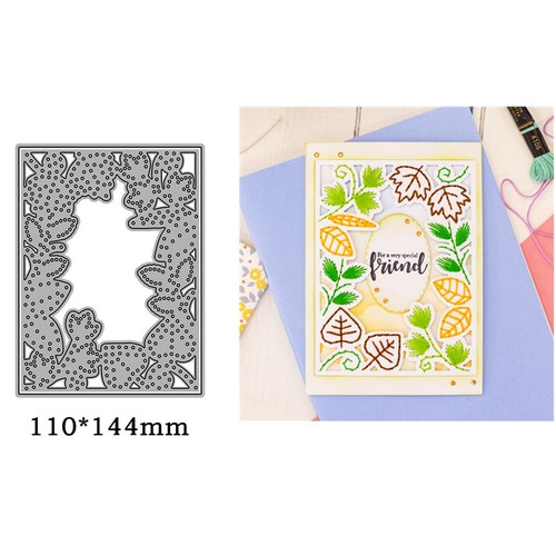 Floral Leaves Butterfly Metal Cutting Dies Diy Embroidery Stencils