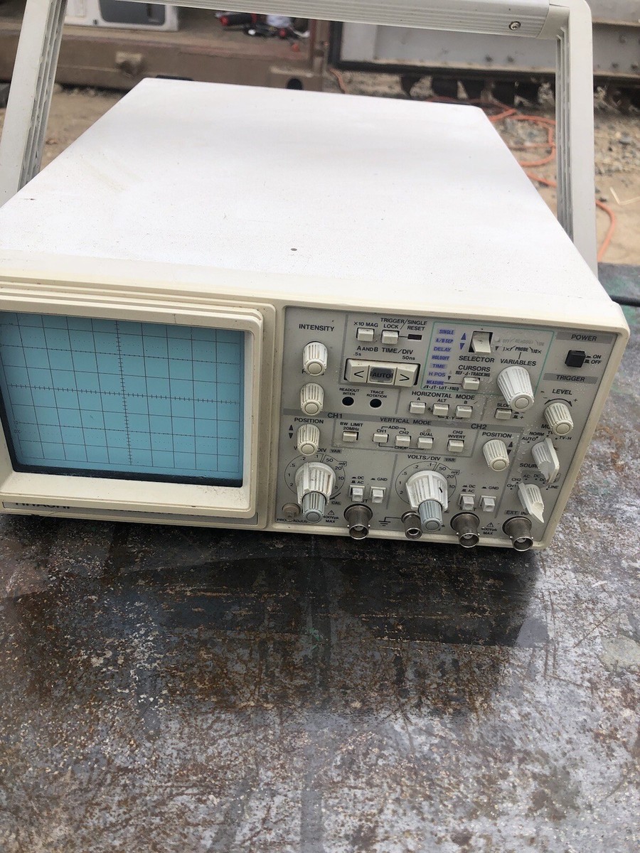 HITACHI V-1565 100MHZ OSCILLOSCOPE | eBay