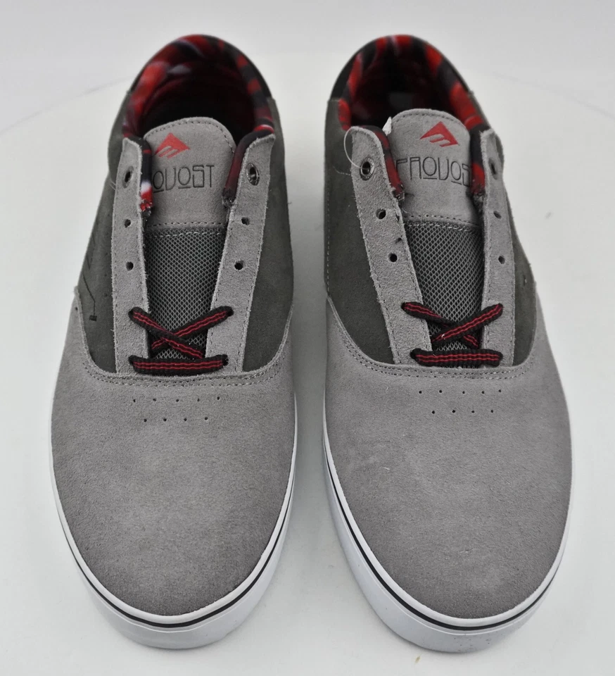 Emerica The Provost Zapatos de Skate para Hombres EE. UU. 11.5 Gris Rojo Nuevo de Lote Antiguo Foto 3 de 4