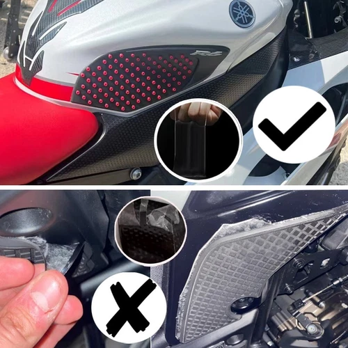 Tank Traction Side Pad Gas Fuel Knee Grip Decal For YAMAHA YZF-R6 2008-2016 - Bild 15 von 15