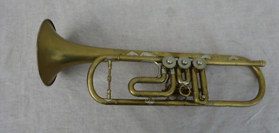 Alte Trompete ca. 46 cm