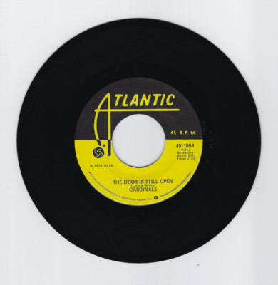1955 Cardinals The Door Is Still Open b/w Misirlou 45 Record Atlantic 1054