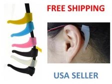 4 Pair Soft Silicone Anti Slip Ear Hooks Grip for Glasses Eyeglass sunglasses