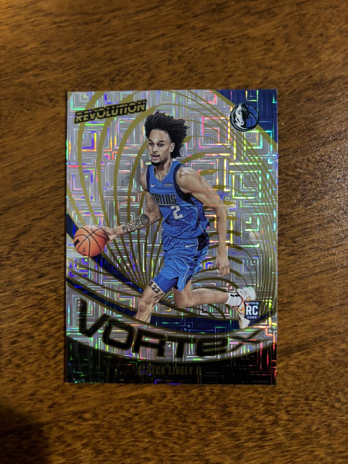 ✨2023-24 Panini Revolution Dereck Lively Vortex Levels #18 Rookie RC Mavericks