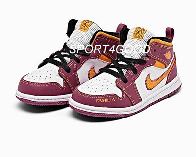 Nike Air Jordan Retro 1 Mid TD Size 9C Dia De Muertos Shoes [DC0501 100] |  eBay