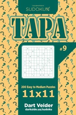 Sudoku Tapa 200 Easy To Medium Puzzles 11x11 Volume 9 By Veider Dart Book 9781545236925 Ebay - 