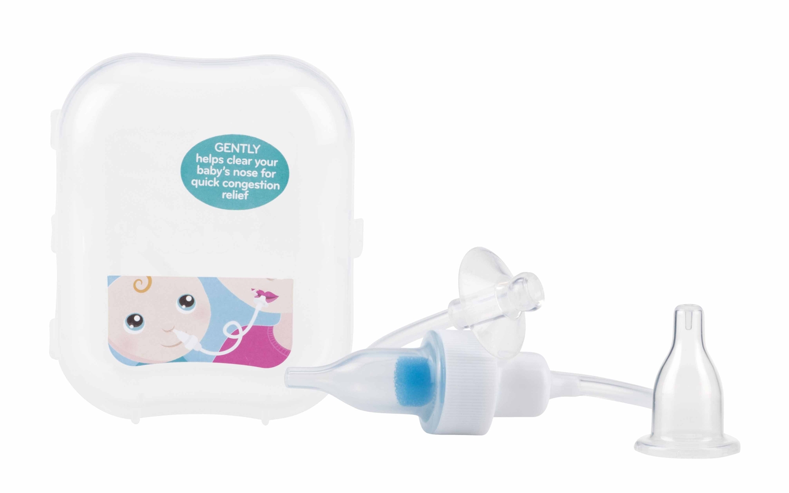 Nuby Aspiratore nasale con filtri lavabili 0m+